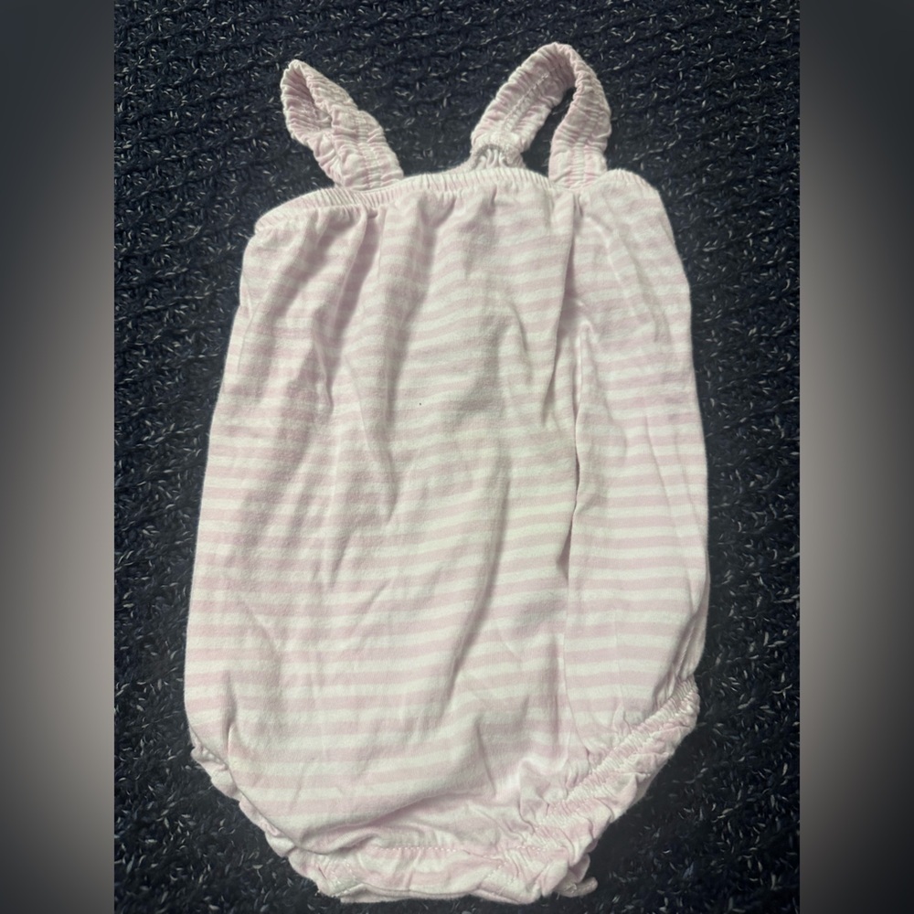 π Baby Girl Summer Romper Bundle 6-12M Old Navy H&M Strawberry 4pc * - Picture 3 of 5
